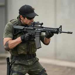 living sentient assault rifle