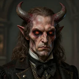 concept art victorian man from hell, greg rutkowski, face, character design, trending on artstation, highly detailed, photorealisitc, ambient lighting, anato finnstark, piotr jablonski, 4 k, unreal engine