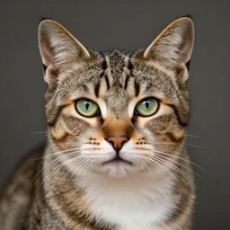 a portrait of a cat in the style of pablo neruda