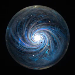 a universe inside of a glass sphere, diffraction, caustics, 8 k photography, masterpiece artwork
