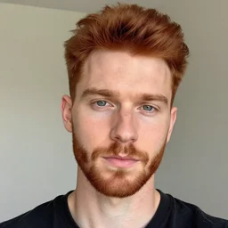 8 k insanely detailed high quality selfie photo of a ginger handsome gym bro doing bicep curls at the gym, beautiful sexy handsome symmetrical face