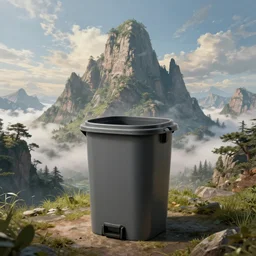 trash toter, matte, painting, trending on artstation, incredible post - processing lighting, extreme detail, wide angle shot, epic scenery, epic scale, centered composition, cinematic composition, use rule of thirds, high details, intricate details, - s 1 5 0 - n 9
