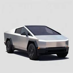 tesla cybertruck in the style of super mario 6 4