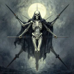 the ferryman of death, fantasy art by donato giancola and greg rutkowski, symmetry!!