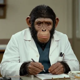 tv still image from the 1 9 7 2 series doctor chimp