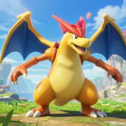 game screenshot of the pokemon venusaur from monster hunter world ( 2 0 2 0 ), capcom, octane render, blender, cgsociety, maya, flawless masterpiece