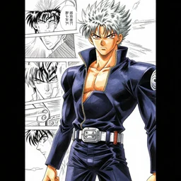 Spike Spiegel by Kentaro Miura :: Manga panel,
