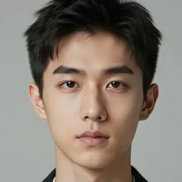 close up face male portrait 25 years old