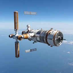 a space station by david inshaw. hd