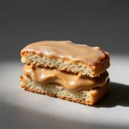peanut butter and cake icing sandwich, yum, 30mm photography