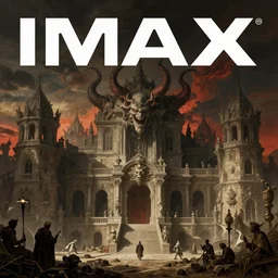 A Spectacular IMAX View of the Infernal Court of the Kings of Hell, art by Gustav Dorê and Marc Simonetti and Giovanni Battista Piranesi