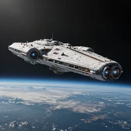 wide shot from the surface of the planet while a sci fi ship is entering the atmosphere, sharp focus, concept art, very detailed, very realistic, trending on artstation, in the style of star wars, beautiful, cinematic shot, great composition, dynamic light, atmosphere, wojtek kapusta, jonathan ching, edgaras cernikas, scott robertson,