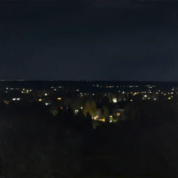 a night landscape background by stanislaw szukalski