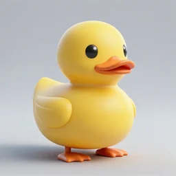 a cybernetic enhanced rubber ducky, 3 d unreal engine render