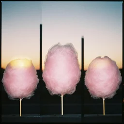3 5 mm film grain photograph of a cotton candy sunset — height 1 0 2 4 — width 1 0 2 4 — steps 1 5 0
