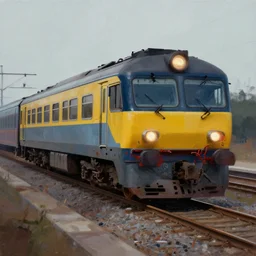 the last train , Artwork by Craig mullins, cinematic composition