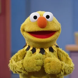 still of Rorschach as a Muppet on sesame Street, Muppet, Jim Henson