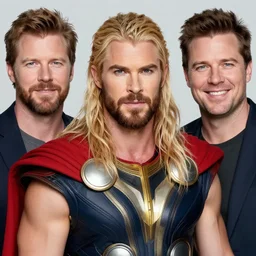 a highly detailed candid portrait of thor marvel, james gurney, james jean