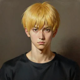 portrait of Saitama (One Punch Man), realistic painting, classical painting, high definition, digital art, matte painting, very detailed, realistic