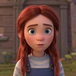 a well composed 4k award winning sharp and detailed digital realistic hollywood headshot of Coraline Jones as a human from Coraline (2009), realistic photo