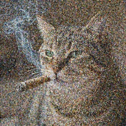 cat smoking a cigar