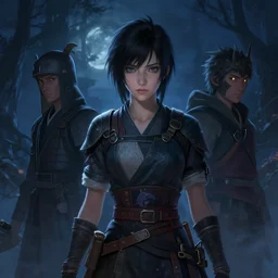 a girl from final fantasy live action, toph beifong from the last airbender, evocative, mystical night, very very very very detailed, award winning, masterpiece digital painting by greg rutkowski, alex grey, artstation, 4 k wallpaper