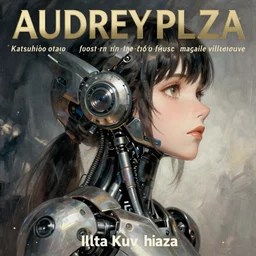 side portrait of cyborg girl with robotic parts | | head only in center of image, audrey plaza, fine detail!! anime!! realistic shaded lighting!! poster by ilya kuvshinov katsuhiro otomo ghost - in - the - shell, magali villeneuve, artgerm, jeremy lipkin and michael garmash and rob rey