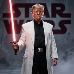 Donald Trump as anakin skywalker in star wars episode 3, 8k resolution, full HD, cinematic lighting, award winning, anatomically correct