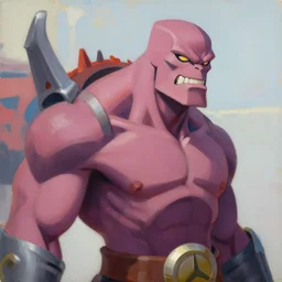 greg manchess portrait painting of fierce galactus as overwatch character, medium shot, asymmetrical, profile picture, organic painting, sunny day, matte painting, bold shapes, hard edges, street art, trending on artstation, by huang guangjian, gil elvgren, ruan jia, greg rutkowski, gaston bussiere