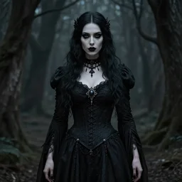 disciples 2 style woman portrait dark gothic fantasy