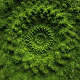 full page, fractal, mossy, bumpy, by david normal