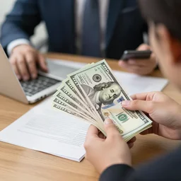 The image of a person who would sell you for cash and a good job