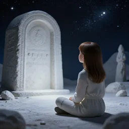 girl in a spaceship, watching the stars, set design inspired slightly by tomb raider, art inspired by [ thomas kinkade ] and [ mark keathley ]