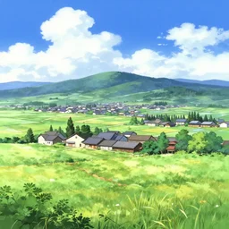 background landscape by by rumiko takahashi