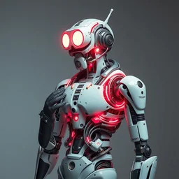 an intricate android with bright neon hydraulics, body made from porcelain and brass, leather gloves, pastel colors, 1 9 5 0 sci - fi, studio lighting, full body, calm, art nouveau, ambient occlusion, octane render, ultra detailed, artgerm, greg rutkowski, norman rockwell, tom bagshaw