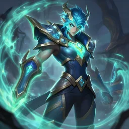renekton league of legends wild rift hero champions arcane magic digital painting bioluminance alena aenami artworks in 4 k design by lois van baarle by sung choi by john kirby artgerm and greg rutkowski and magali villeneuve mage fighter assassin