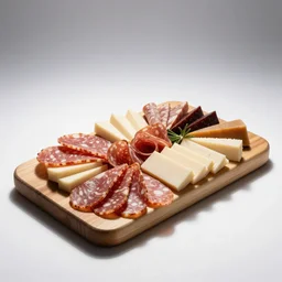 ivory charcuterie board, studio product photography, isolated on a pure white background, centered, entire object in frame, sharp focus, soft studio lighting