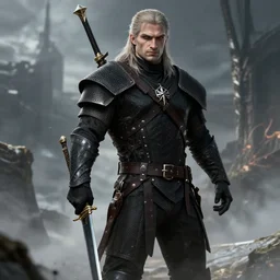 black geralt of rivia