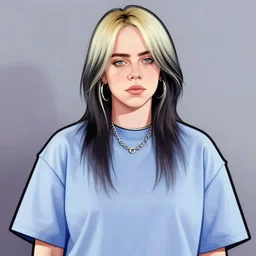 billie eilish GTA art
