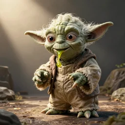 yoda is puking