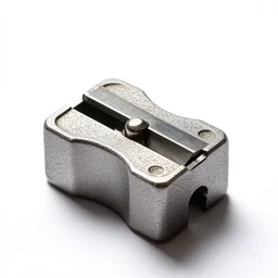 ceramic sharpener, commercial catalog photo, isolated on a pure white background, centered, entire object in frame, sharp focus, soft studio lighting