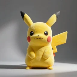a foam Pikachu