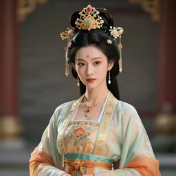 a portrait of a gorgeous ancient chinese princess, by wlop, greg rutkowski, thomas kinkade, super detailed, 3 d, hdr on, 4 k wallpaper