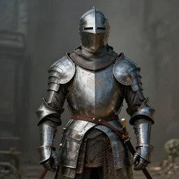 A Teutonic Knight in full armor, by Greg Rutkowski Thomas Kincade, detailed, 4k, cinematic