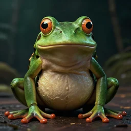 hyperrealistic dslr film still of info wars alex jones disguised as frog, stunning 8 k octane comprehensive 3 d render, inspired by istvan sandorfi & greg rutkowski & unreal engine, perfect symmetry, dim volumetric cinematic lighting, extremely hyper - detailed, extremely lifelike attributes & lifelike texture, intricate, masterpiece, artstation, stunning