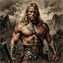conan the barbarian drawn by Ernie Chan