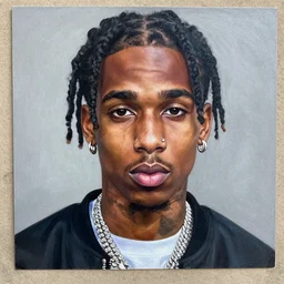 playboi carti painted by abney park 4 k detailed super realistic