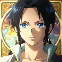 highly detailed vfx portrait of nico robin, makoto shinkai, alphonse mucha, sharp focus, art by artgerm and greg rutkowski, backlit, harsh overhead sunlight, blue eyes, stanley kybric