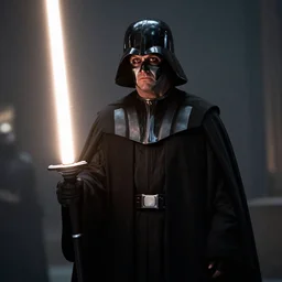 darth sidious!!!!, joe biden in star wars as emperor palpatine movie still, cinematic lighting, black hooded robe, unlimited power, ray tracing, octane render, long lens, shallow depth of field, bokeh, anamorphic lens flare, 8 k, hyper detailed, 3 5 mm film grain