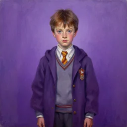 A very detailed surreal fantasy oil painting of the boy who lived by Manjit Bawa, trending on artstation, ultraviolette color scheme